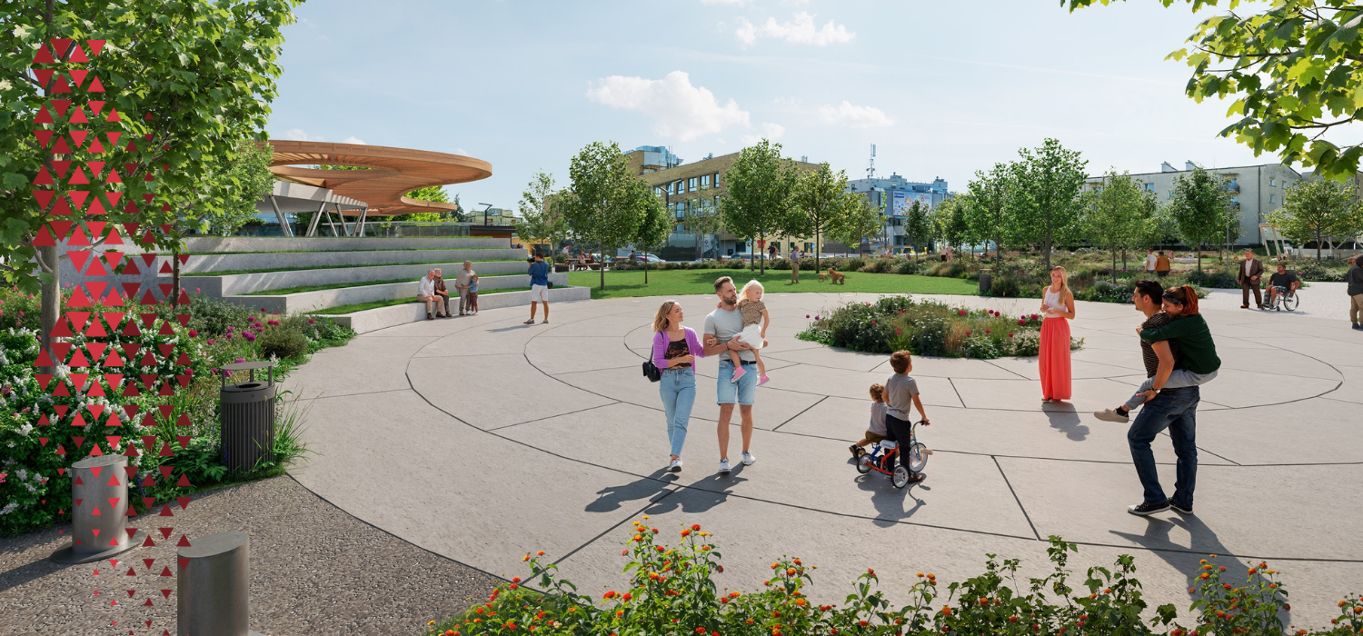 Wizualizacja Placu Centralnego