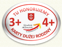 Tu honorujemy karty dużej rodziny 3+ 4+