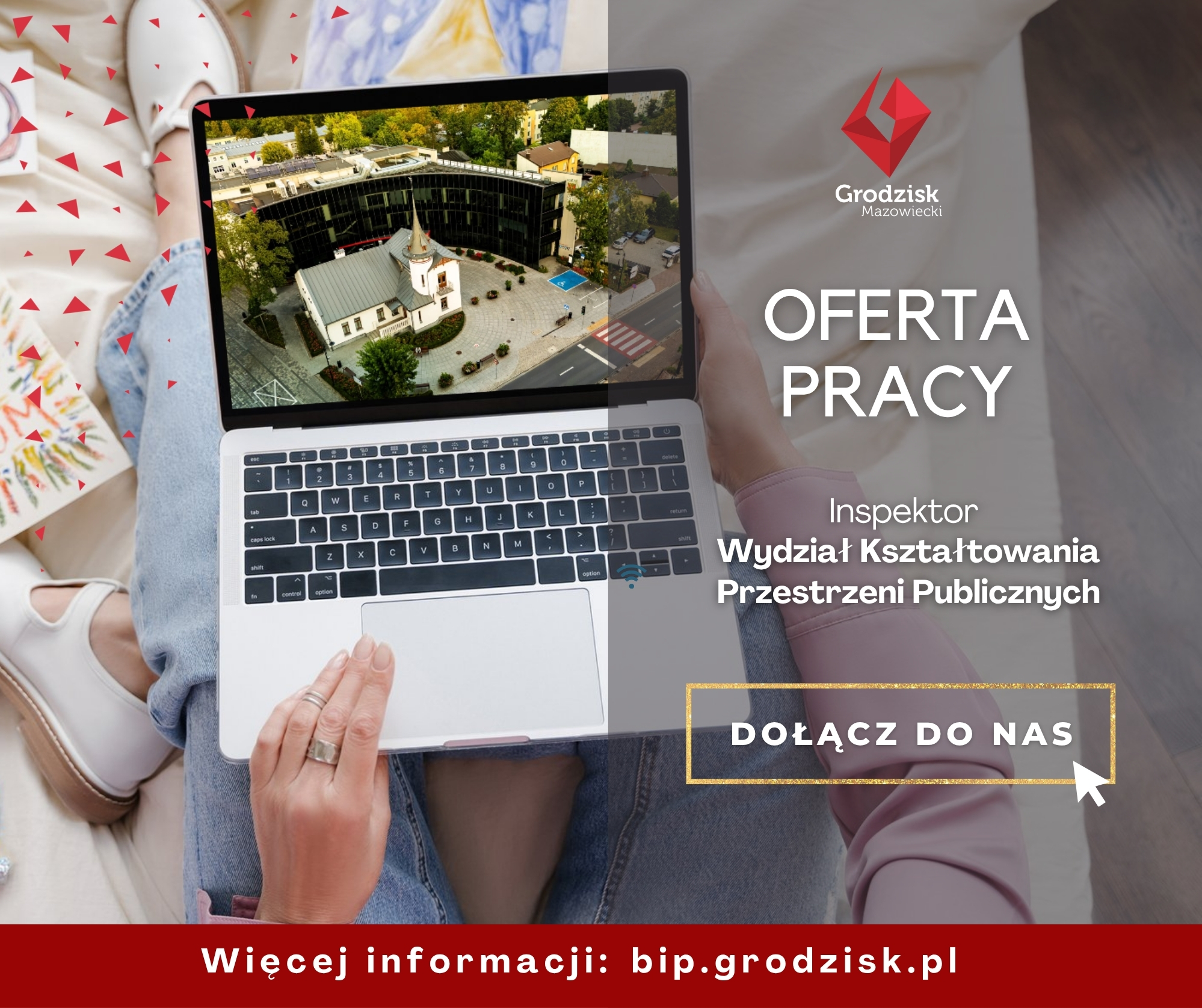 Oferta pracy Inspektor w Wydziale Kształtowania Przestrzeni Publicznych