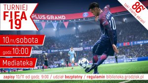 Turniej w grę FIFA 2019 @ Mediateka, strefa Youmedia | Grodzisk Mazowiecki | mazowieckie | Polska