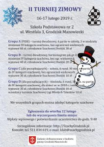 II Turniej Zimowy @ Szkoła Podstawowa nr 2