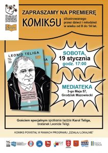 Leonid Teliga-Premiera komiksu @ Mediateka