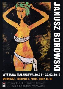 Wernisaż wystawy malarstwa Janusza Borowskiego @ Poczekalnia PKP