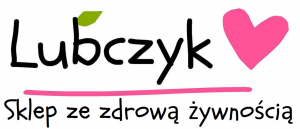 Logo sklepu ze zdrową żywnością Lubczyk