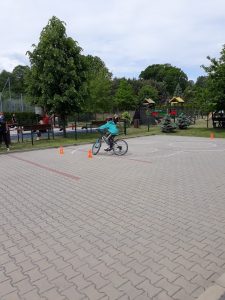 Egzamin na kartę rowerową w Szkole Podstawowej w Adamowiźnie