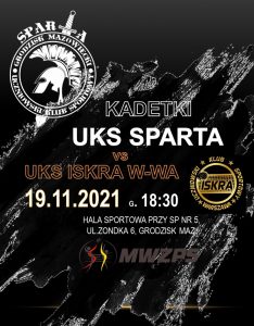 Mecz UKS Sparta vs UKS Iskra W-wa @ ul. Zondka 6