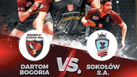 Plakat na mecz Dartom Bogoria 10.04.22