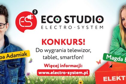 Plakat Eco-Studio zachęcający do konkursu