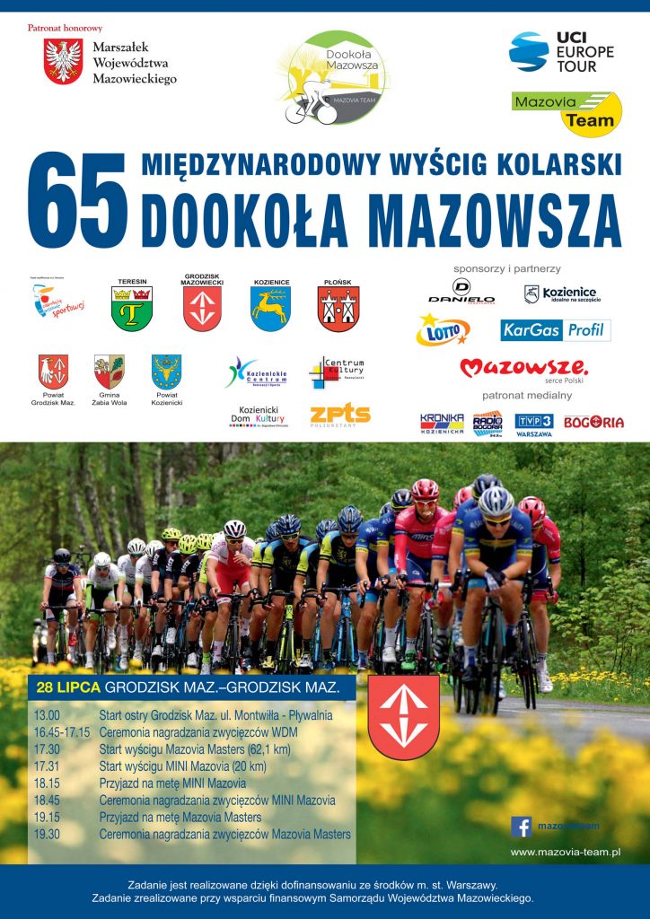 Plakat Dookoła Mazowsza