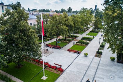 Plac Wolności w Grodzisku Mazowieckim po rewitalizacji