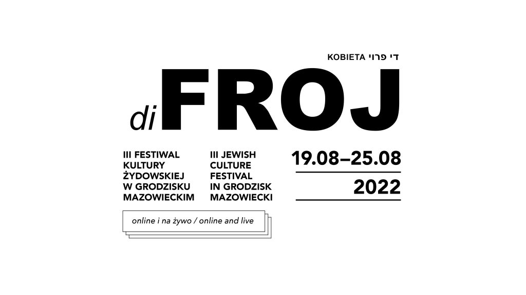 Plakat festiwalu żydowskiego