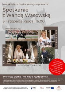 Plakat spotkania z Wandą Wąsowską