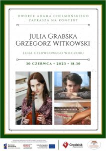 Koncert w plenerze - Julia Grabska, Grzegorz Witkowski @ Chełmońskiego 8