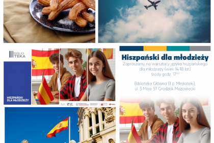 plakat hiszpański dla młodzieży