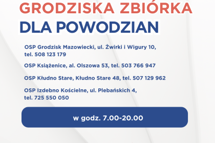 grodzisk pomaga powodzianom