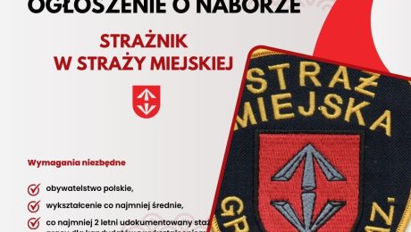 Nabór strażnik w straży miejskiej