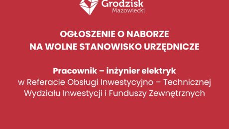 Pracownik - inżynier elektryk w Wydziale Inwestycji i Funduszy Zewnętrznych