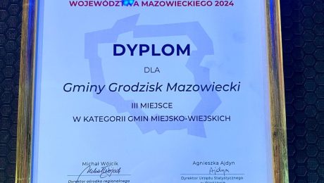 II miejsce w rankingu gmin województwa mazowieckiego dla Grodziska Mazowieckiego