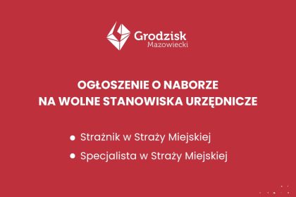 Ogłoszenie o naborze na wolne stanowiska urzędnicze