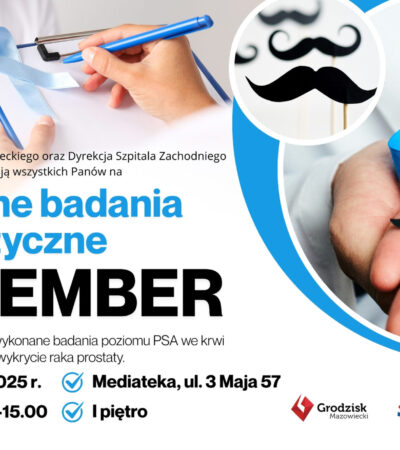 Bezpłatne badania profilaktyczne PSA w ramach akcji Movember