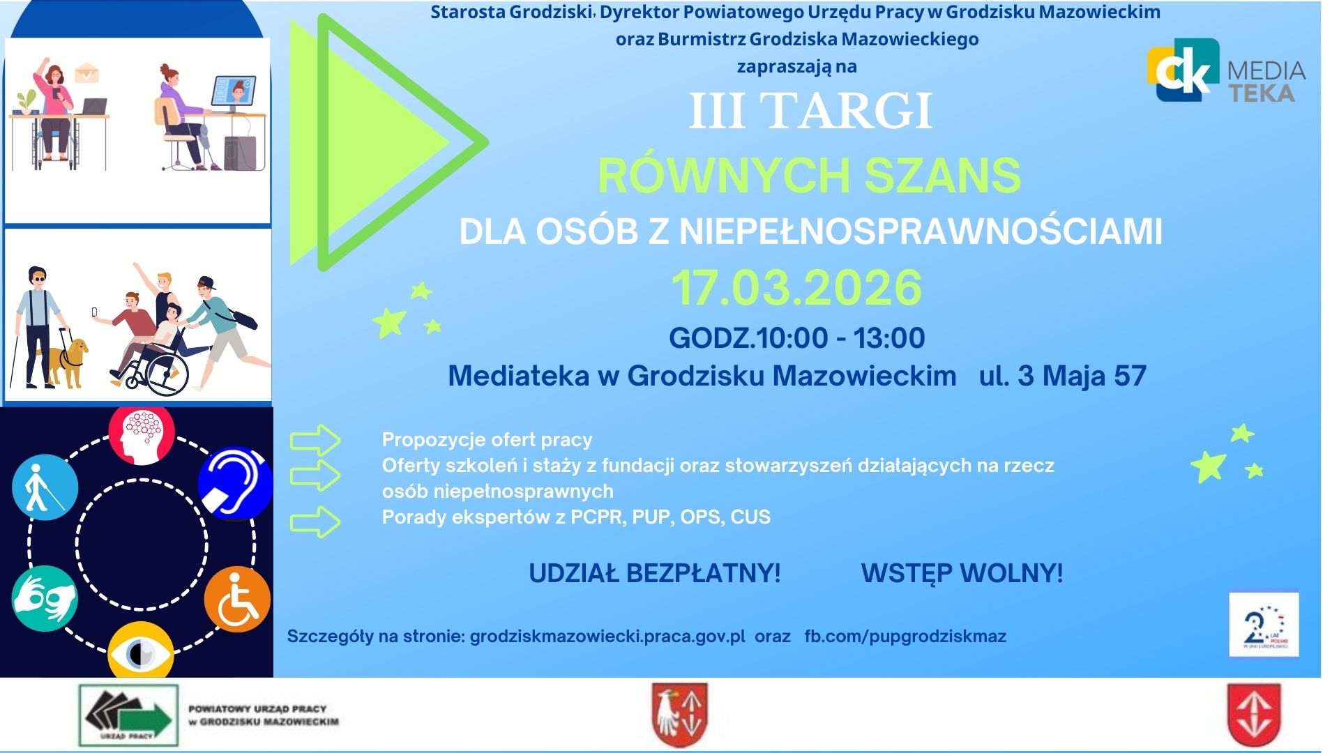 III Targi Równych Szans dla osób z niepełnosprawnościami