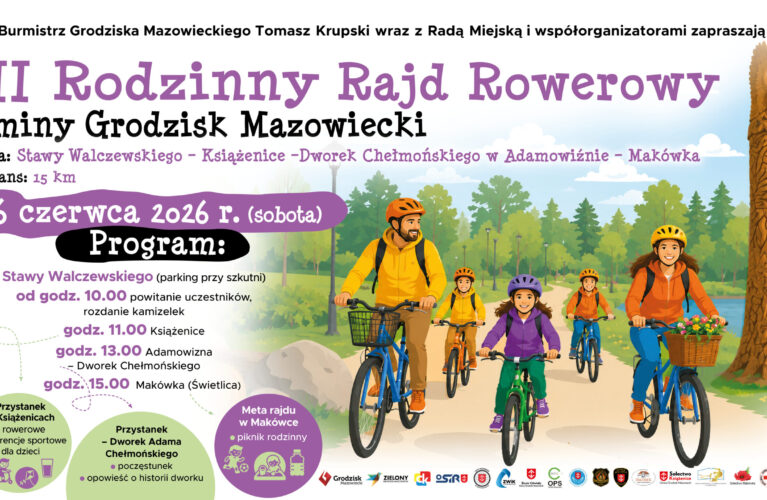 III Rodzinny Rajd Rowerowy Gminy Grodzisk Mazowiecki