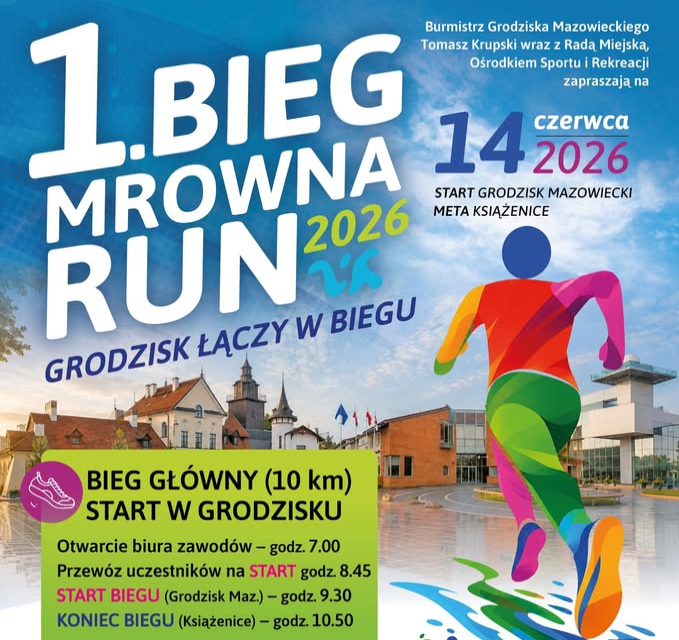 I Bieg Mrowna Run Grodzisk Łączy w Biegu 14 czerwca