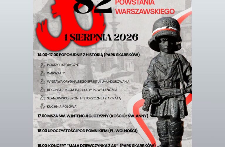 82. rocznica wybuchu Powstania Warszawskiego