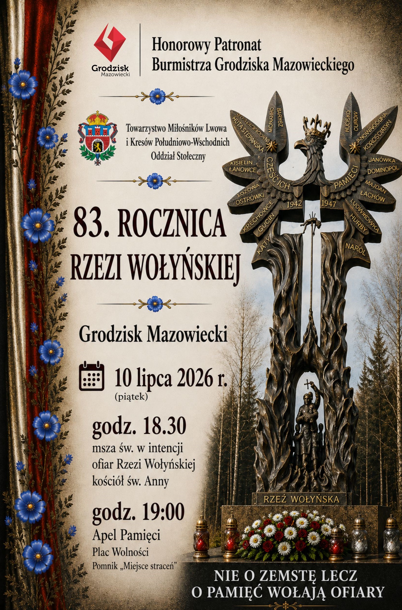 83. Rocznica Rzezi Wołyńskiej