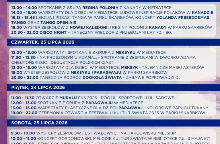 Festiwal Kultur Świata 2026