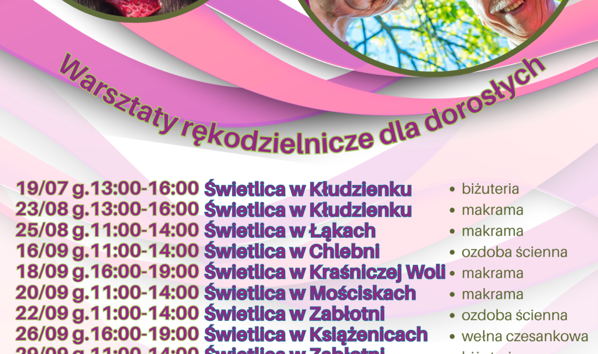 Zadanie pn. MIĘDZYPOKOLENIOWA PODRÓŻ W CZASIE współfinansowano ze środków Samorządu Województwa Mazowieckiego