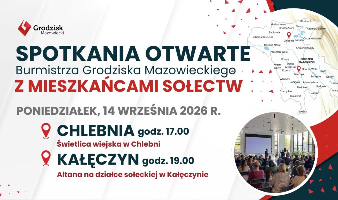 Spotkania Burmistrza w Chlebni i Kałęczynie