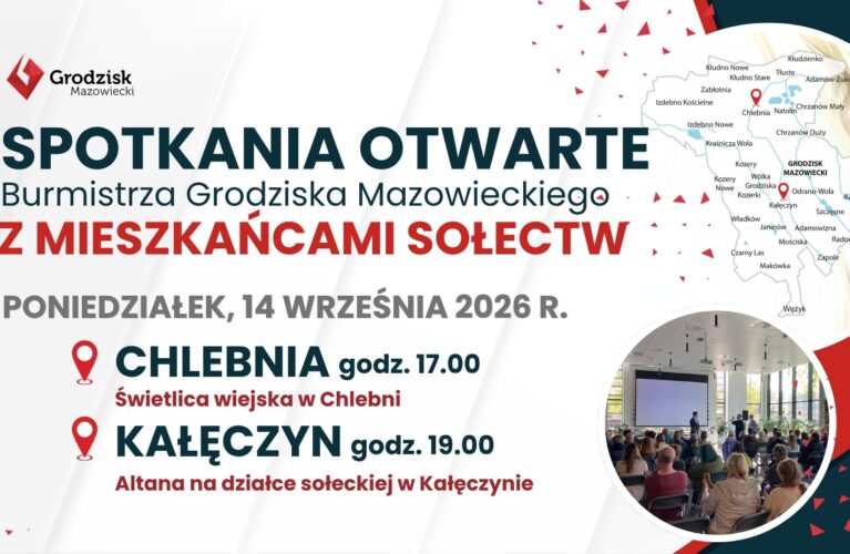 Spotkania z mieszkańcami sołectw Chlebnia i Kałęczyn
