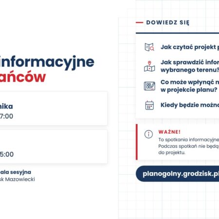 Plan ogólny – spotkania informacyjne dla mieszkańców
