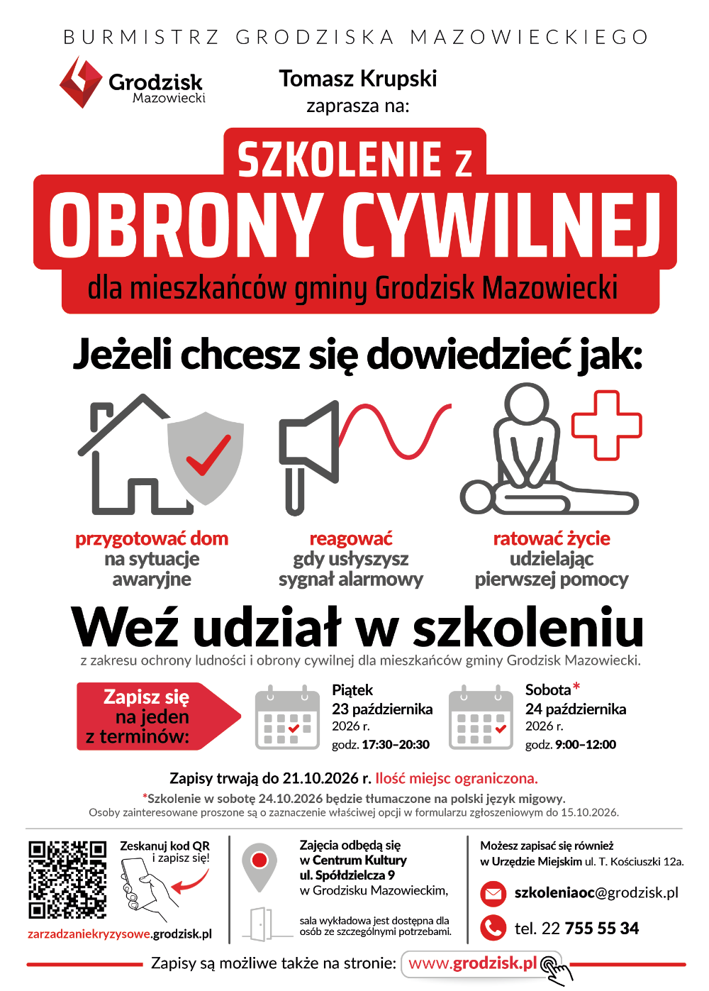 Szkolenia z zakresu obrony cywilnej