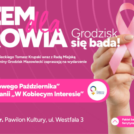 Grodzisk Mazowiecki na różowo