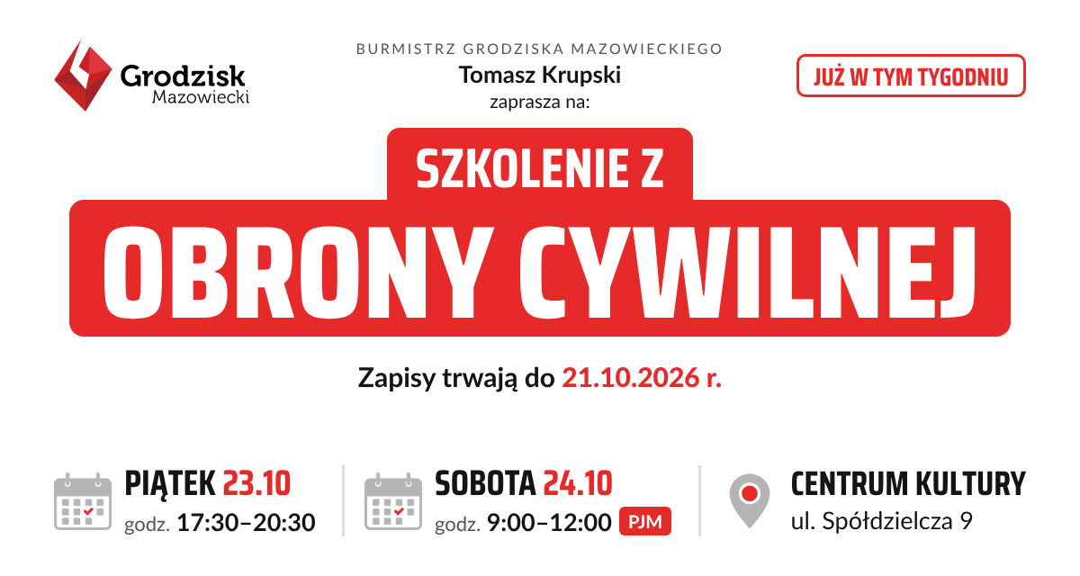 Szkolenia z zakresu obrony cywilnej